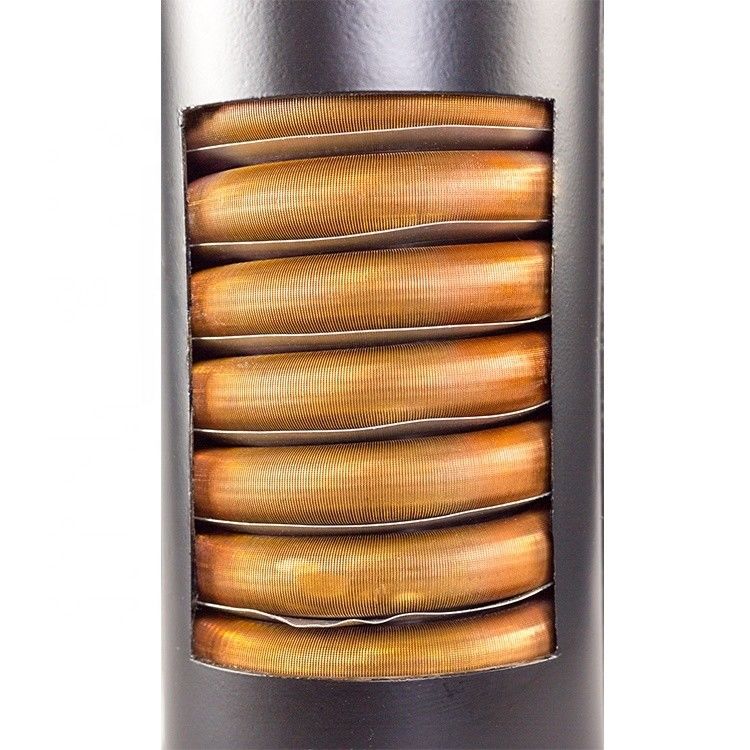 水蒸気器 熱交換器 丸いアルミタンク付き 独自の特許 RAH02-CMF