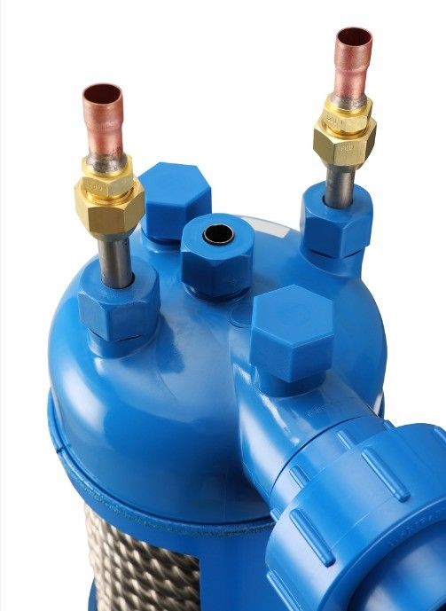 蒸発機MHTA-3のための螺旋型チタンチューブ熱交換器 PVCシェル