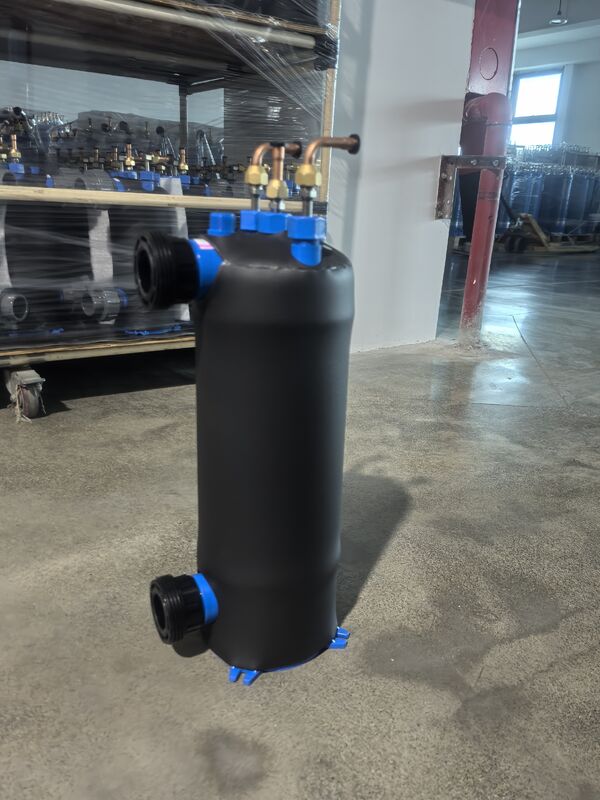 2インチ水接続チラー熱交換器 ETA-0.5 高い耐食性とHVAC冷却用の7℃出口温度を提供