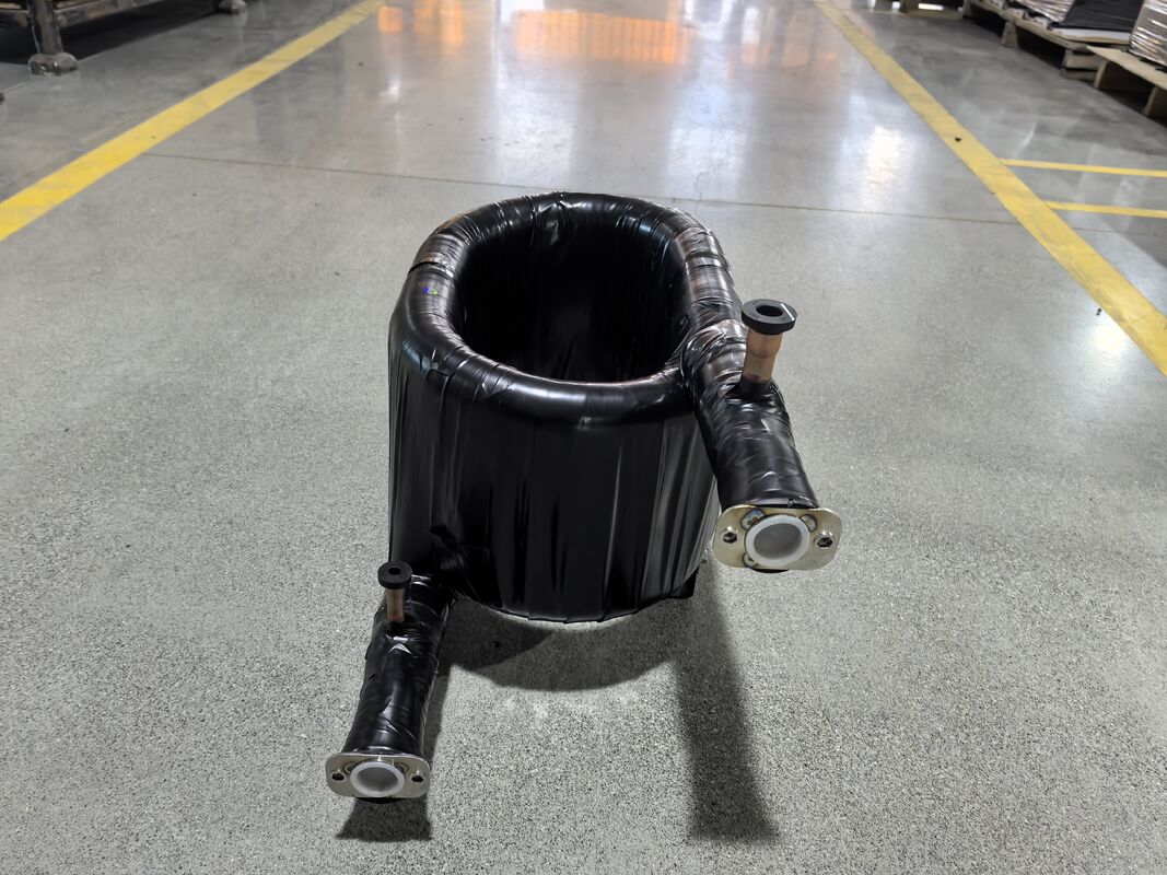 作業温度範囲 マイナス50度から150度 HVAC同軸換熱器 管壁厚さ1.2から2.0ミリメートル