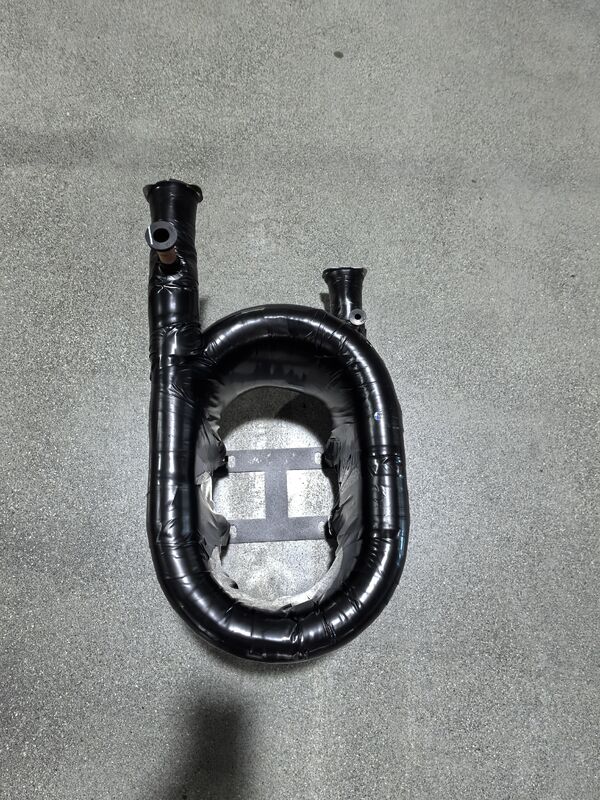 Stainless Steel Copper Tube HVAC コアシアルヒート交換器 設計された最大作業圧水8バーヒート転送ソリューション