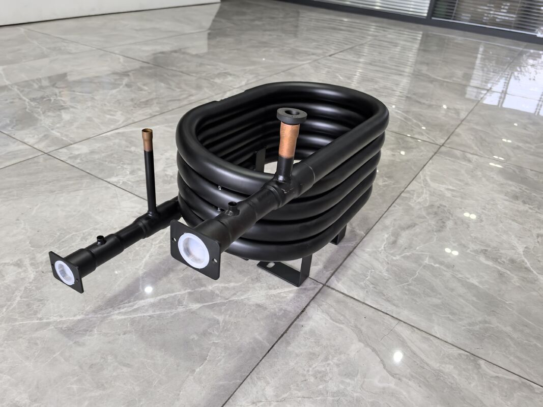 水圧1.0Mpa コーアシアル熱交換器 冷却剤用 R22 R134a R407c R410a R32 R290 容量5から300kg