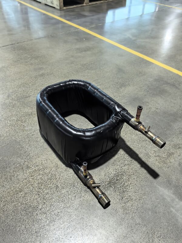 Coaxial Heat Exchanger with 9.52mm Refrigerant Outlet 1.0Mpa Water Side Pressure and Durable Construction for Long Term Operation