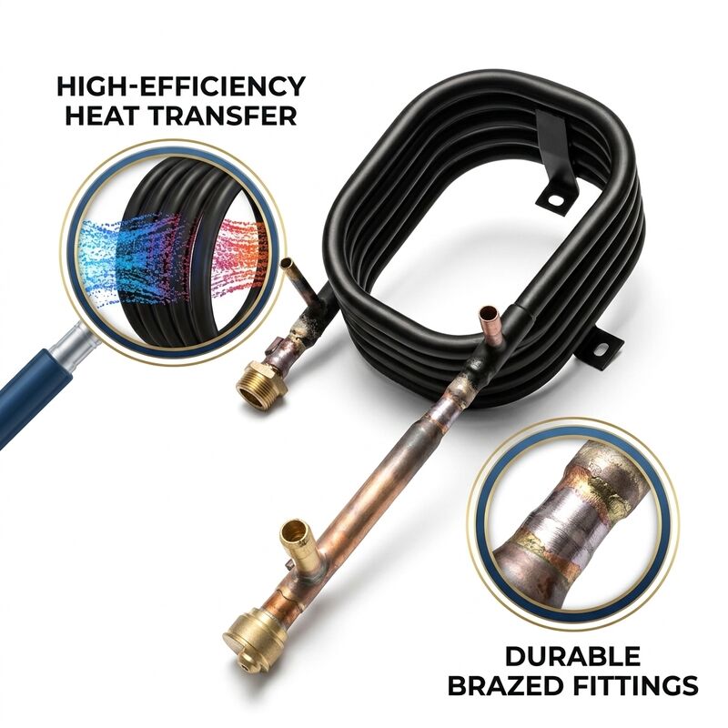 HVAC冷却システムのための耐腐蝕低保守性コアシアル熱交換器