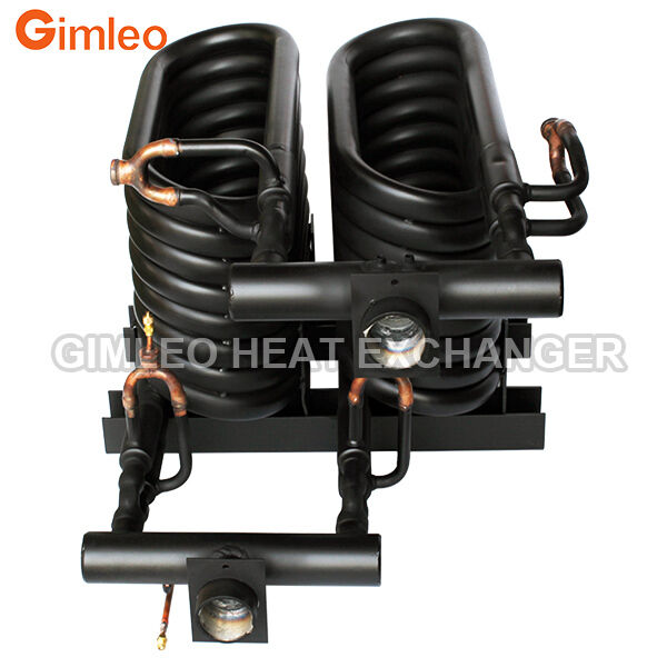 20HP 70KW 240000 BTU コンデンサー蒸発器チューブチューブ熱交換器 HVACR 用同軸熱交換器